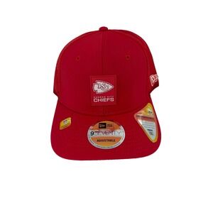 Kansas City Chiefs Hat Cap Adjustable Mens Football 9SEVENTY New Era On Field